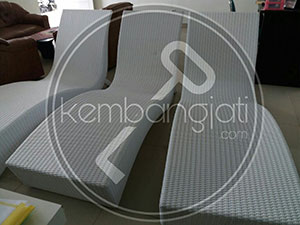 Lounger Rotan sintetis